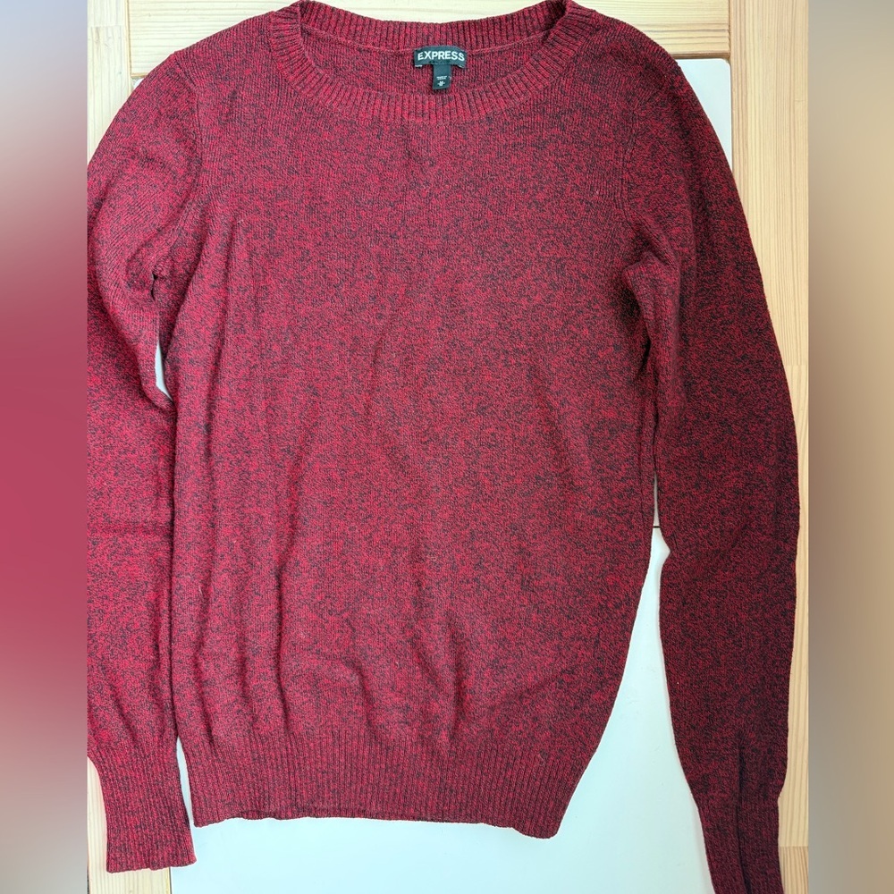 Express women’s red sweater - Picture 3 of 4